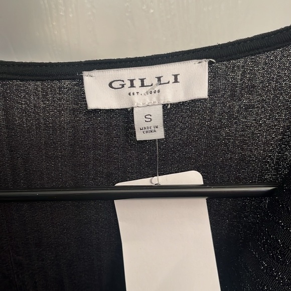 Gilli Shimmering Black Body Suit. Size Small. EUC - Picture 4 of 6